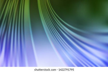 Light Pink, Green vector backdrop with wry lines. Brand new colorful illustration in simple style. A completely new template for your design.