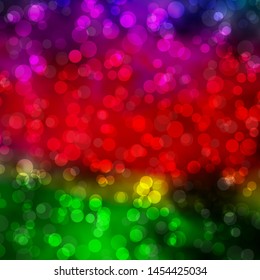 Light Pink, Green vector backdrop with circles. Abstract illustration with colorful spots in nature style. Pattern for wallpapers, curtains.