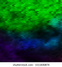 Light Pink, Green vector backdrop with rectangles. Colorful illustration with gradient rectangles and squares. Pattern for busines booklets, leaflets