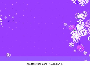 Light Pink, Green vector backdrop with memphis shapes. Decorative design in abstract style with random forms. Background for a cell phone.