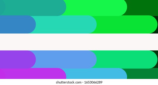 Light Pink, Green vector backdrop with lines. Gradient illustration with straight lines in abstract style. Smart design for your promotions.