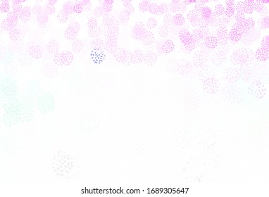 Light Pink, Green vector backdrop with memphis shapes. Simple colorful illustration with abstract gradient shapes. Simple design for your web site.