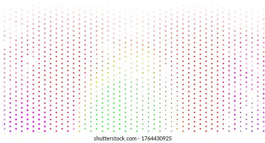 Light pink, green vector backdrop with dots. Abstract illustration with colorful spots in nature style. New template for a brand book.