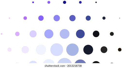 Light Pink, Green vector backdrop with dots. Modern abstract illustration with colorful circle shapes. Pattern for websites.