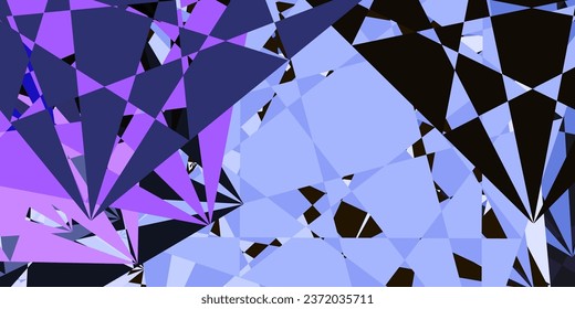 Hellrosa, grüner Vektorhintergrund mit chaotischen Formen. Illustration mit bunten Formen im abstrakten Stil. Kluges Design für Ihr Unternehmen.