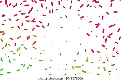 Light Pink, Green vector background with straight lines. Blurred decorative design in simple style with lines. The pattern can be used for medical ad, booklets, leaflets