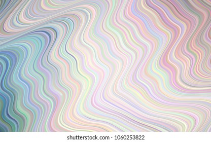 Light Pink, Green vector background with lamp shapes. Creative geometric illustration in marble style with gradient. The best blurred design for your business.