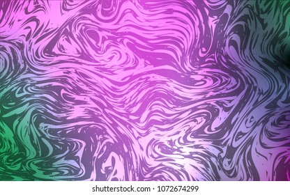 Light Pink, Green vector background with lamp shapes. A vague circumflex abstract illustration with gradient. A completely new memphis design for your business.