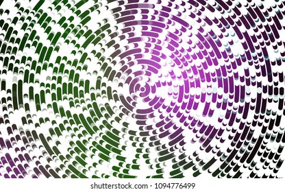 Light Pink, Green vector background with bent lines. Colorful illustration in abstract marble style with gradient. Textured wave pattern for backgrounds.