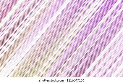 Light Pink, Green vector background with straight lines. Decorative shining illustration with lines on abstract template. The template can be used as a background.