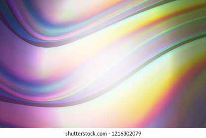 Light Pink, Green vector background with abstract circles. Creative geometric illustration in marble style with gradient. A completely new template for your business design.
