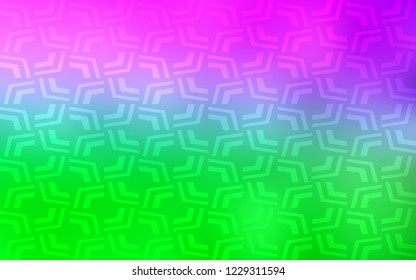 Light Pink, Green vector background with lamp shapes. An elegant bright illustration with gradient. The template for cell phone backgrounds.