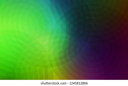Light Pink, Green vector background with bubbles. Modern abstract illustration with colorful water drops. Pattern can be used for ads, leaflets.