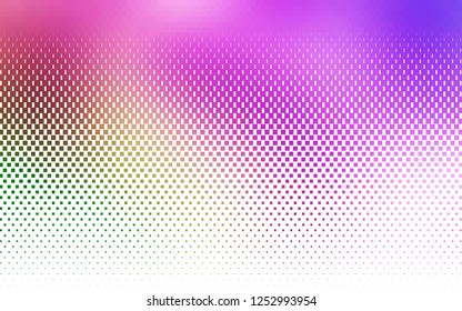 Light Pink, Green vector background with rectangles. Glitter abstract illustration with rectangular shapes. Pattern for busines ad, booklets, leaflets