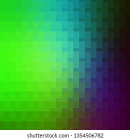 Light Pink, Green vector background in polygonal style. New abstract illustration with rectangular shapes. Template for cellphones.