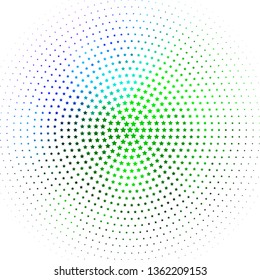 Light Pink, Green vector background with colorful stars. Blur decorative design in simple style with stars. Pattern for wrapping gifts.