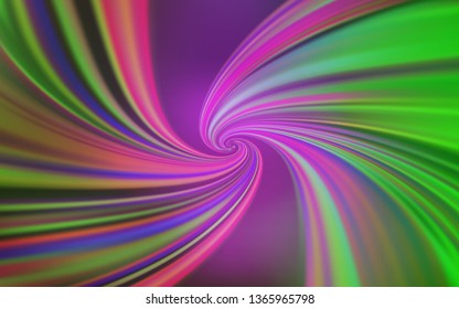 Light Pink, Green vector background with wry lines. Brand new colorful illustration in simple style. Abstract style for your business design.