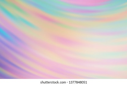 Light Pink, Green vector background with lines. A completely new colorful illustration in simple style. Template for cell phone screens.