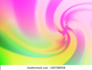 Light Pink, Green vector background with bubble shapes. Creative geometric illustration in marble style with gradient. Brand new design for your ads, poster, banner.