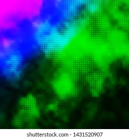 Light Pink, Green vector background with circles. Illustration with set of shining colorful abstract spheres. Pattern for business ads.