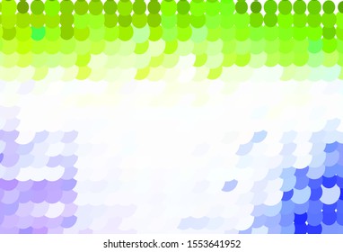 Light Pink, Green vector background with spots. Abstract illustration with colored bubbles in nature style. Pattern for beautiful websites.