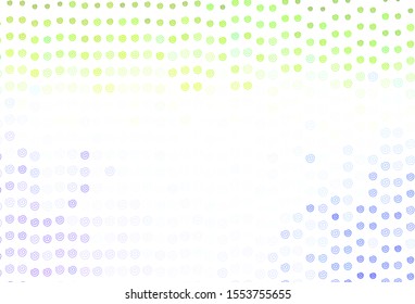 Light Pink, Green vector background with curved lines. Creative illustration in halftone style with gradient. Abstract style for your business design.