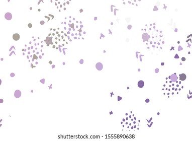 Light Pink, Green vector background with abstract shapes. Illustration with colorful gradient shapes in abstract style. Background for a cell phone.