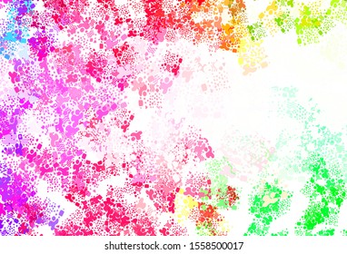 Light Pink, Green vector background with abstract shapes. Modern abstract illustration with colorful random forms. Simple design for your web site.