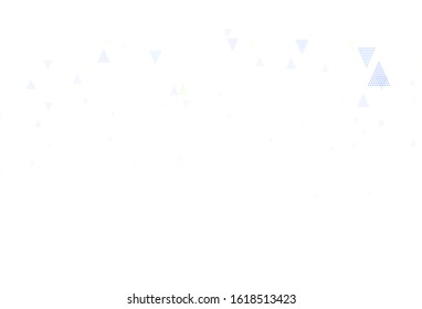 Light Pink, Green vector background with triangles, circles. Abstract gradient illustration with circles, triangles. Pattern for commercials.