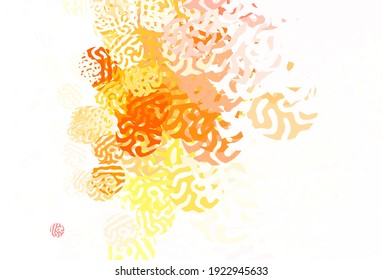 Light Pink, Green vector background with abstract shapes. Colorful chaotic forms with gradient in modern style. Best smart design for your business.
