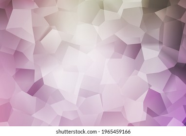 Light Pink, Green vector background with abstract shapes. Modern abstract illustration with colorful random forms. Background for a cell phone.