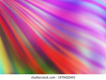 Light Pink, Green vector background with liquid shapes. An elegant bright illustration with gradient. A completely new template for your business design.