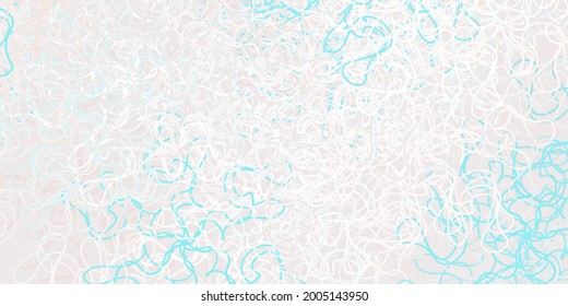 Light pink, green vector background with bent lines. Brand new colorful illustration with bent lines. Pattern for ads, commercials.