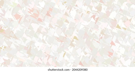 Light pink, green vector background with triangles. Magnificent abstract illustration with triangular shapes , forms. An easy addition to your commertials.