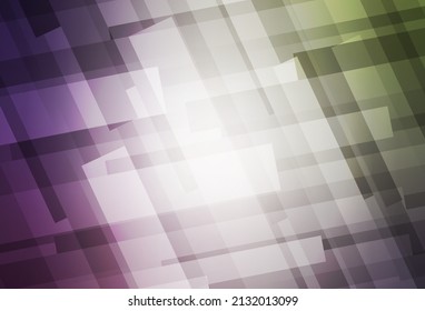 Pink claro, fondo vectorial verde con rectángulos. Diseño decorativo de estilo abstracto con rectángulos. Patrón de anuncios comerciales, folletos, folletos