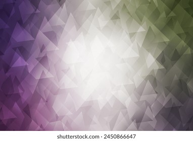Light Pink, Green vector background with rectangles. Decorative design in abstract style with rectangles. Modern template for your landing page.
