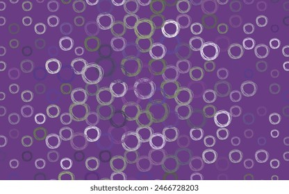 Light Pink, Green vector background with spots. Glitter abstract illustration with blurred drops of rain. Pattern for futuristic ad, booklets.