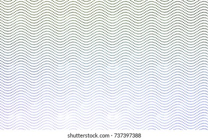 Light Pink, Green vector banner with circles, spheres. Abstract spots. Background of Art bubbles in halftone style with colored gradient.