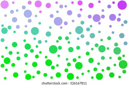 Light Pink Green Vector banners banners set of circles, spheres. Network design, technology science, vector illustration