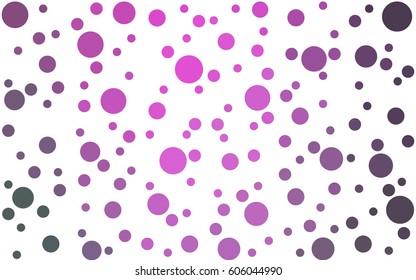 Light Pink, Green vector banners set of circles, spheres. Abstract spots. Art Background of bubbles in halftone style with colored gradient.