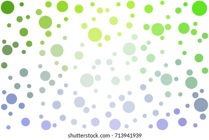 Light Pink, Green vector banners set of circles, spheres. Abstract spots. Art Background of bubbles in halftone style with colored gradient.