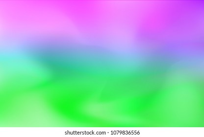 Light Pink, Green vector blurred bright template. A vague abstract illustration with gradient. The completely new template can be used for your brand book.