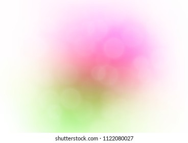 Light Pink, Green vector blurred bright pattern. Modern geometrical abstract illustration with gradient. A completely new template for your design.