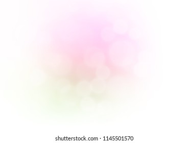 Light Pink, Green vector blurred and colored background. Colorful abstract illustration with gradient. A new texture for your design.
