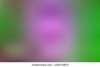 Light Pink, Green vector blurred and colored pattern. Shining colored illustration in smart style. Completely new design for your business.