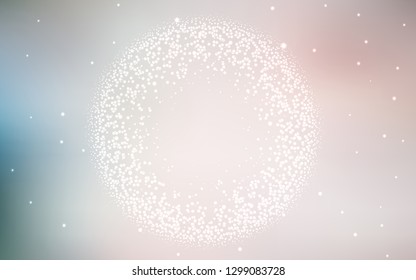 Light Pink, Green vector blurred bright pattern. Colorful illustration in abstract style with gradient. New style for your business design.