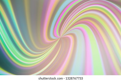 Light Pink, Green vector blurred bright template. Creative illustration in halftone style with gradient. New way of your design.