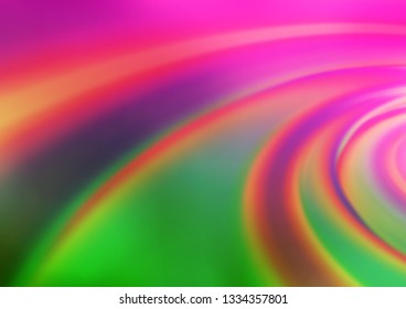 Light Pink, Green vector blurred bright background. Colorful illustration in abstract style with gradient. The best blurred design for your business.
