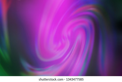 Light Pink, Green vector blurred shine abstract template. An elegant bright illustration with gradient. Background for a cell phone.