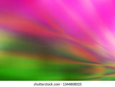 Light Pink, Green vector blurred shine abstract background. An elegant bright illustration with gradient. Brand new design for your business.